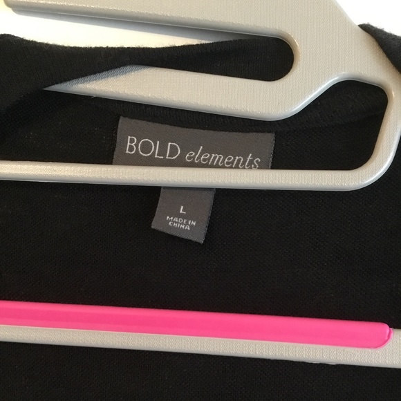 Long Black Sweater - Picture 4 of 4